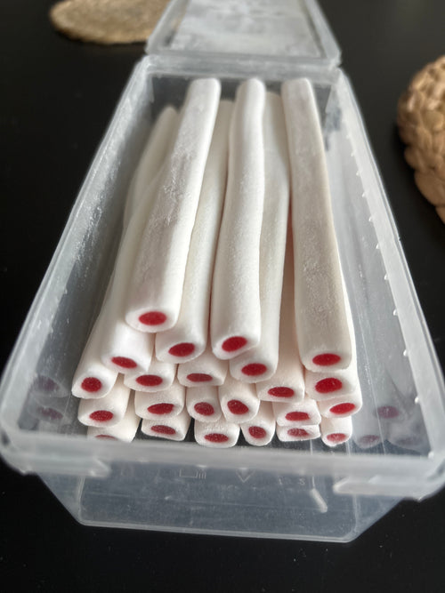 Câbles goût Fraise 13 cm