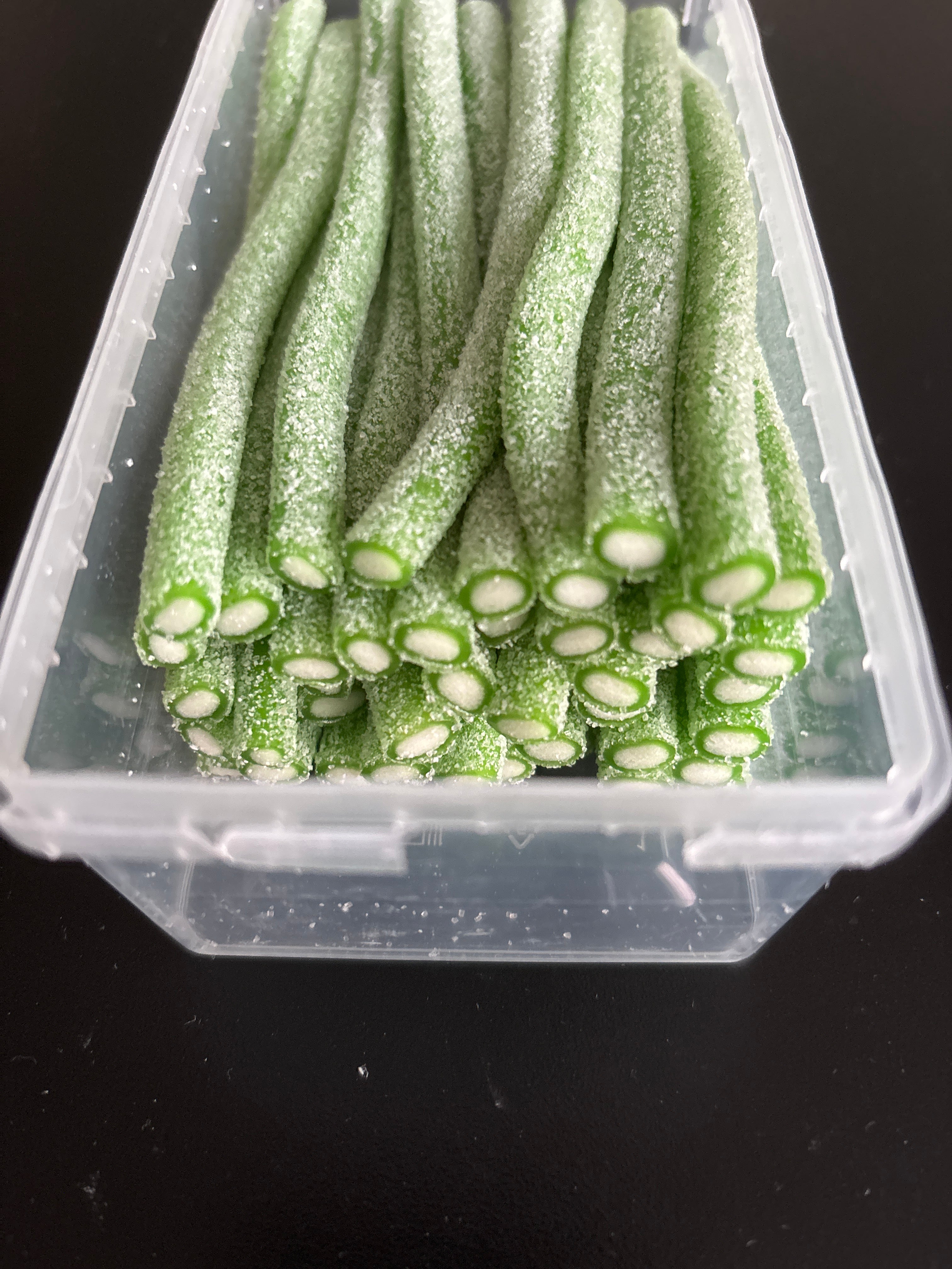 Câbles acidulés goût pomme 13 cm