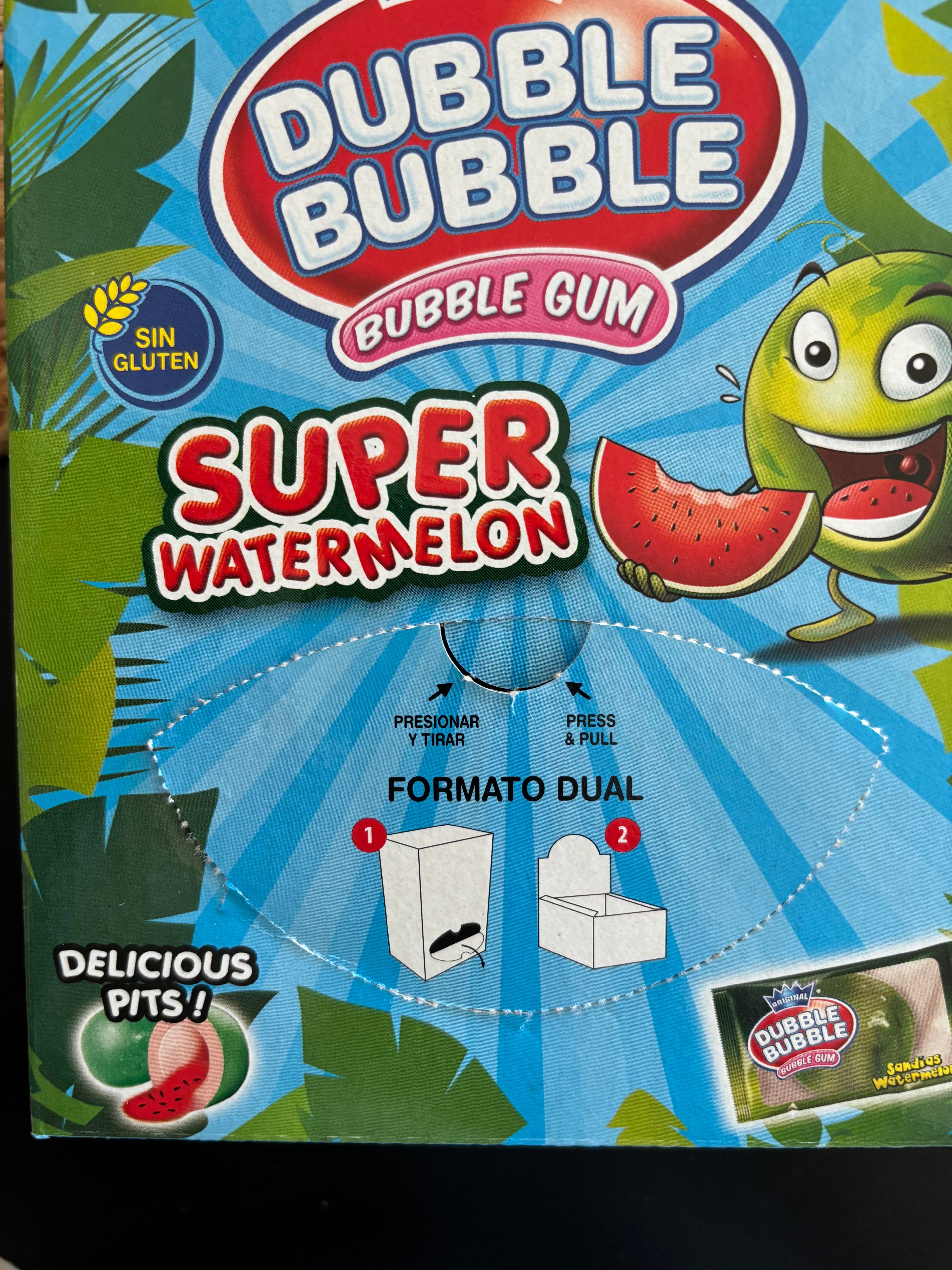 Chewing-gum goût pastèque