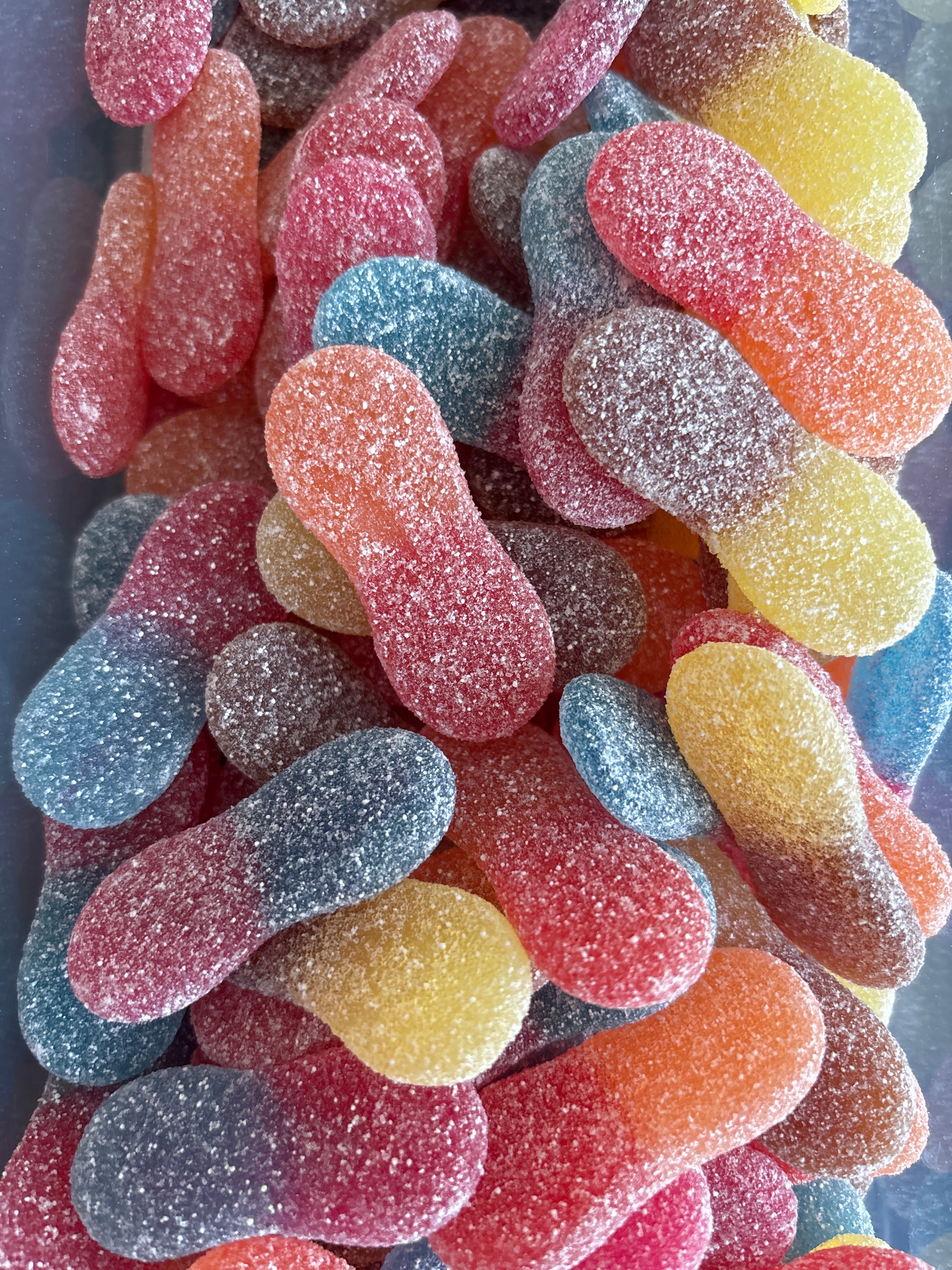 Mini langues acidulées