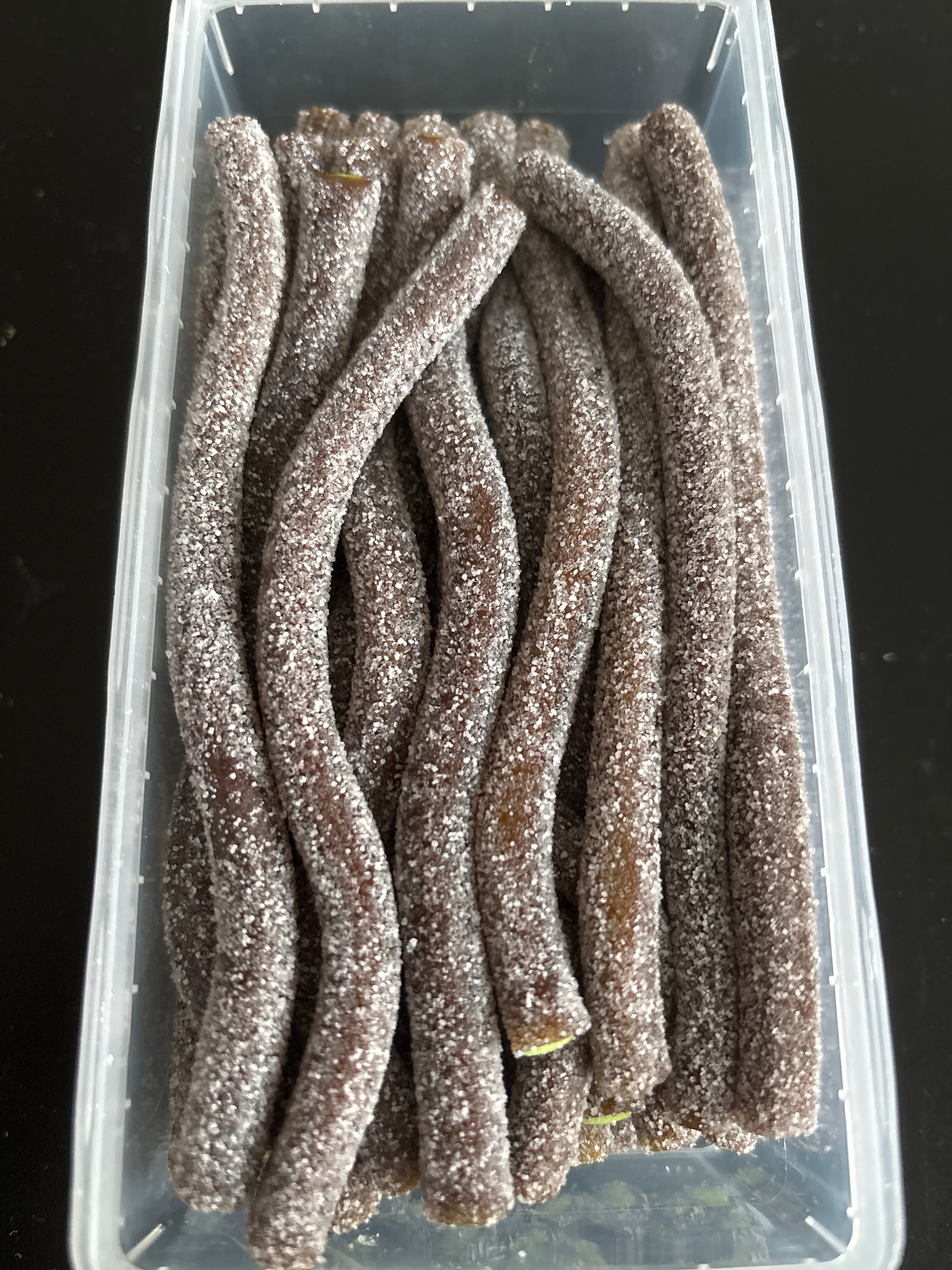 Câbles acidulés goût coca 13 cm