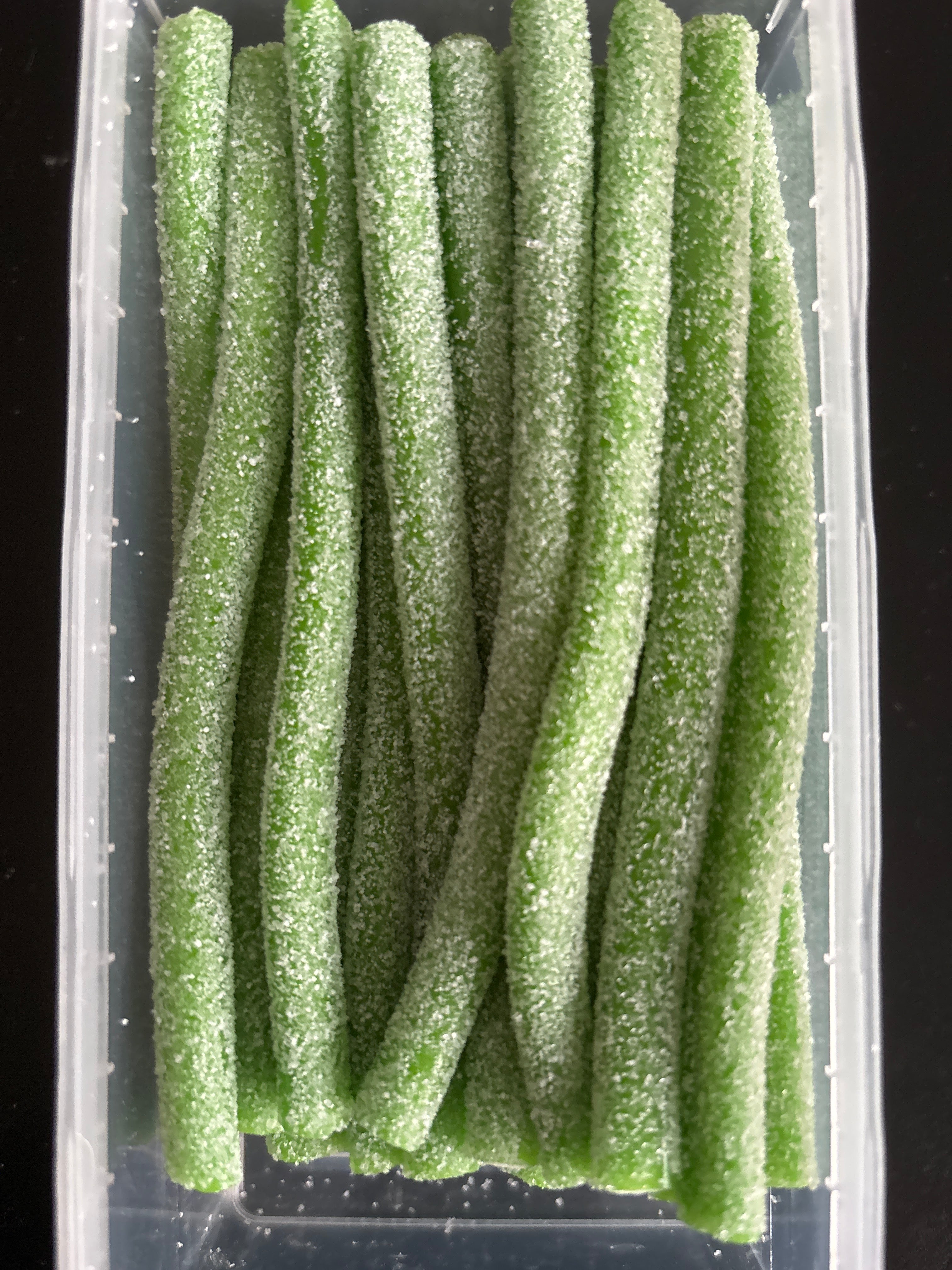 Câbles acidulés goût pomme 13 cm