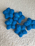 Etoiles bleues tâches langue 1,80 euros les 5 pièces